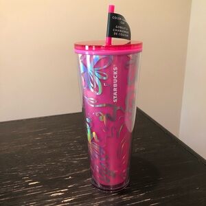 Starbucks Pink Ribbon Color Changing Venti Tumbler 24oz New